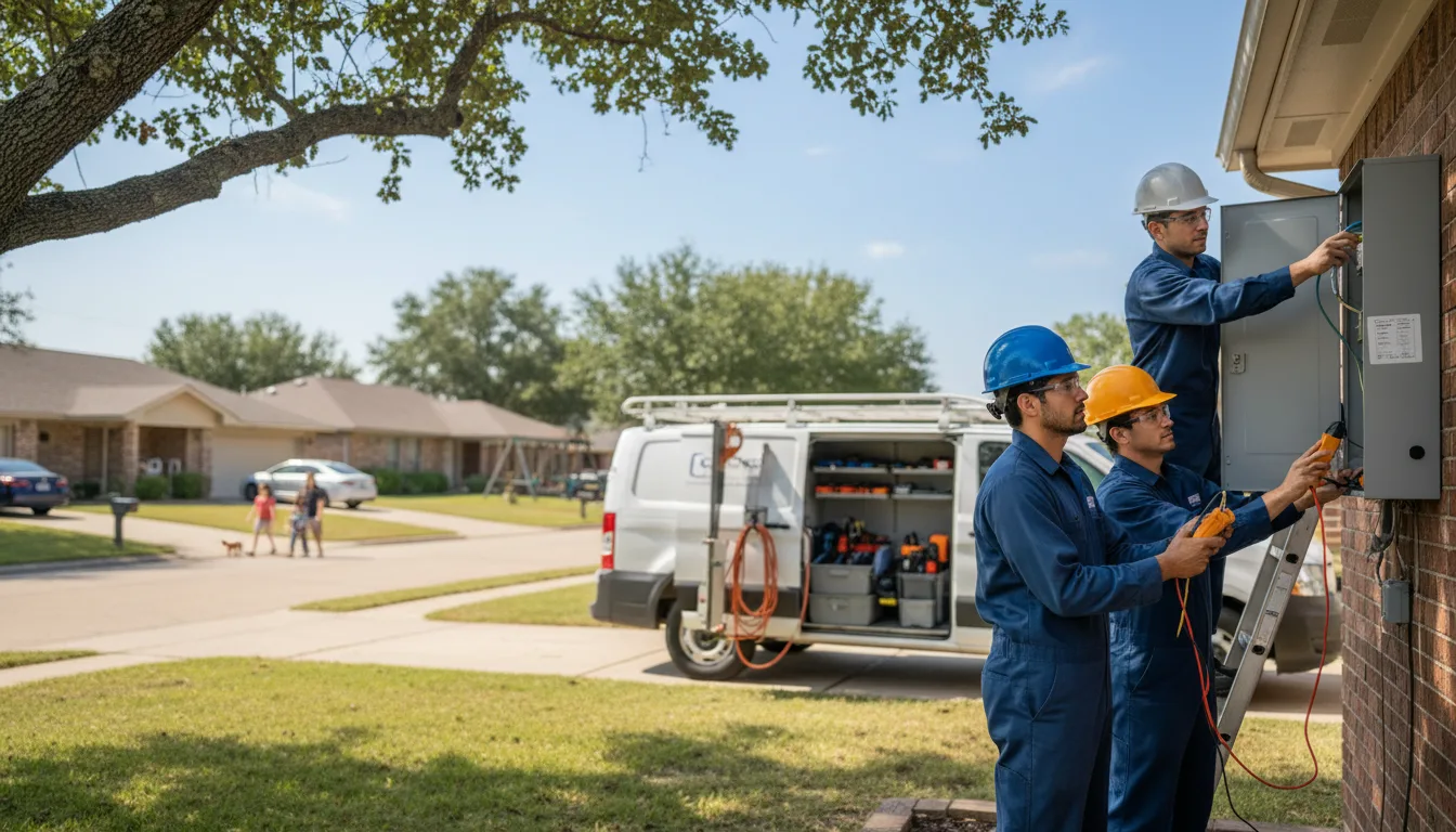 Certified electrician providing emergency electrical services in Elliott, IL